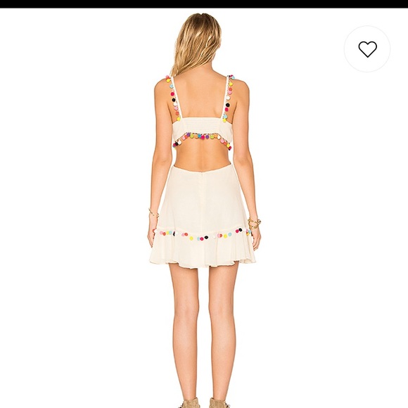 MAJORELLE Capsize Dress in Ivory - Picture 2 of 5